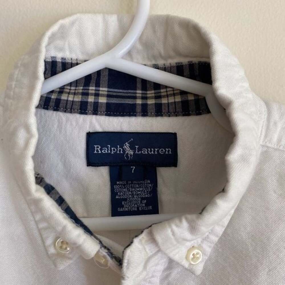 Ralph Lauren Cotton Boys Dress Shirt - Picture 2 of 3